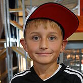 Nico Graf (8) hat vier Bücher gelesen. Sein liebstes Buch war „Die drei ??? – Hilfe, Geisterzug!“