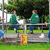 Das Walder Flohmarktteam mit Clemens Veeser, Heike Fox, Stefanie Grüner und Alexander Jäger (von links) veranstaltet am 11. September ...