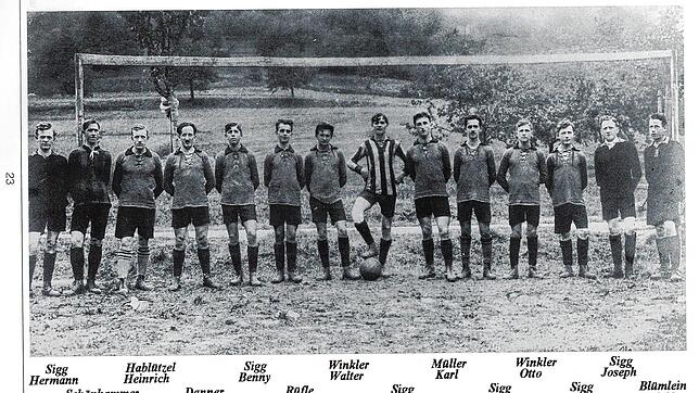 So präsentierte sich der SV Jestetten im Gründungsjahr 1920 als FC Jestetten.