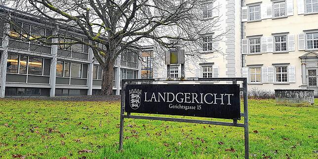 Das Landgericht Konstanz. Links in dem neueren Komplex befindet sich der Schwurgerichtssaal.