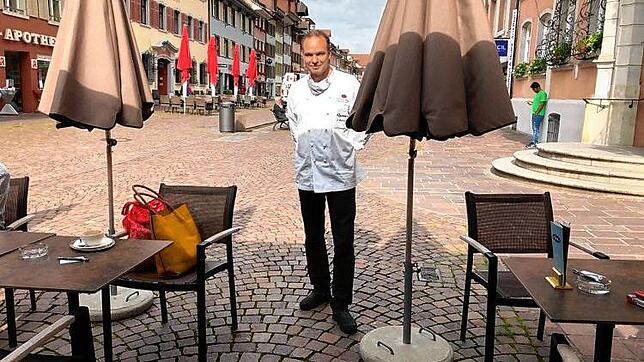 Jörg Holzbach, Freie-Wähler-Stadtrat im Waldshut-Tiengener Gemeinderat und Inhaber des Cafés Ratsstüble, hat sich für eine Erweiterung ...