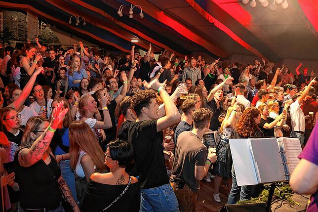 Super Stimmung beim Konzert der Froschenkapelle Radolfzell.