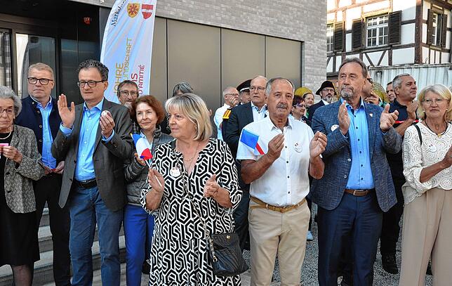 Bild 16: Bilder vom Empfang der Delegation aus Ensisheim im Markdorfer Rathaus (2/2)