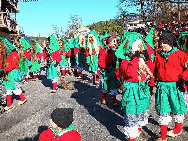 Bild 4: Großer Jubiläumsumzug der Narren in Niedereschach – Teil 1