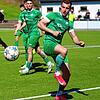 Zweifacher Torschütze: Mahdy Ababneh (links, gegen Lukas Mihailowitsch) traf beim 5:3 des FC 08 Bad Säckingen im Verfolger-Duell gegen ...
