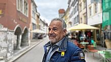 Konrad Reichel in der Münsterstraße in Überlingen. Sein Versuch, in der Stadt eine neue Heimat zu finden, ist gescheitert.