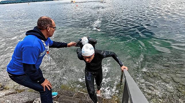 Bild 14: Galerie Swim & Run Überlingen Konstanzer Paul Nykiel siegt beim Swim & Run in Überlingen
