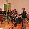 Traditioneller Fasnetauftakt in Kreenheinstetten am 11.11.. Den musikalischen Rahmen der Versammlung der Waldgeister gestaltete die ...