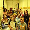 Das Team des Stadtarchivs zusammen mit den teilnehmenden Kindern und Wolfgang Seliger des Ferienprogramms