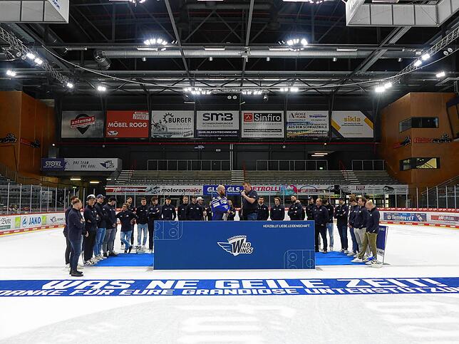 Die Mannschaft der Schwenninger Wild Wings