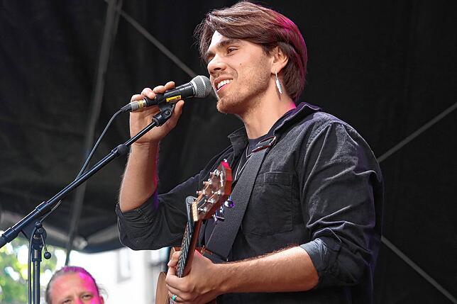 Bild 31: Samu Huber und sein grandioser Auftritt bei der Schlossplatz Meersburg Open Air