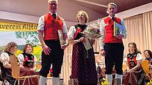 Ausgezeichnete Mitglieder (von links): Stefan Kaiser und Astrid Haine sind nun Ehrenmitglieder, Martin Thoma ist seit Jahrzehnten aktiv. ...