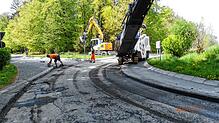 Der Kreisverkehr am Seewald wurde in den vergangenen Tagen saniert und kann ab heute wieder befahren werden.