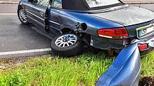 Verkehrsunfälle &ndash; wie hier im Mai 2019 &ndash; sind auf den Straßen in und um St. Georgen keine Seltenheit. Im Vergleich kracht es ...