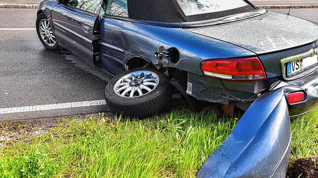 Verkehrsunfälle &ndash; wie hier im Mai 2019 &ndash; sind auf den Straßen in und um St. Georgen keine Seltenheit. Im Vergleich kracht es ...