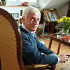 Arnold Stadler in seiner Wohnung in Rast bei Sauldorf.
