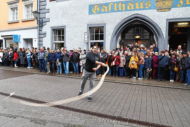 Bild 23: Überlingen: Einschnellen der Fasnet am Dreikönigstag