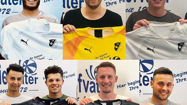 Die Neuen beim FC Wittlingen in unserer Foto-Montage: In der oberen Reihe von links: Danilo Avellina, Marco Hermann und Patrick Sorg. In ...
