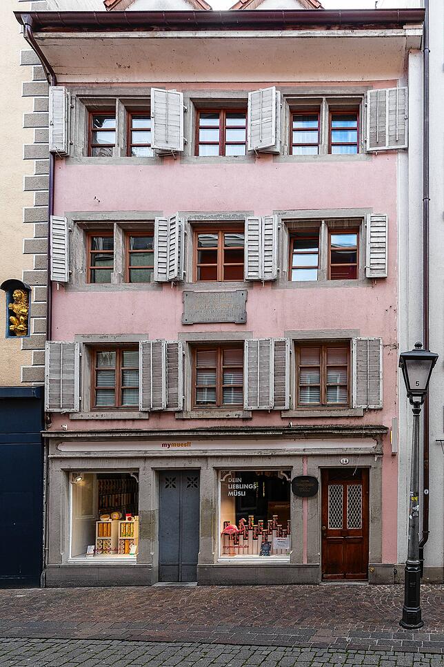 In diesem Haus in der Konstanzer Altstadt kam Guillaume Henri Dufour am 15. September 1787 zur Welt.
