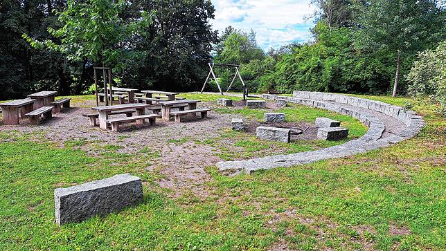 Wird gerne für Vereins- und Familienfeste genutzt. Der Grillplatz in Oberhof.