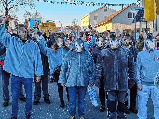 Bild 11: Alle Bilder vom Jubiläumsumzug Bockzunft Stetten am kalten Markt