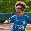 Daniela Schwarz will am Sonntag mit den Oberliga-Fußballerinnen des Hegauer FV gegen den VfB Stuttgart punkten.