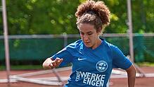 Daniela Schwarz will am Sonntag mit den Oberliga-Fußballerinnen des Hegauer FV gegen den VfB Stuttgart punkten.