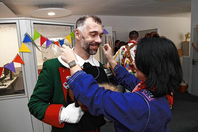 Bild 17: Fasnet Donaueschingen: Närrische Stimmung im SÜDKURIER-Stüble