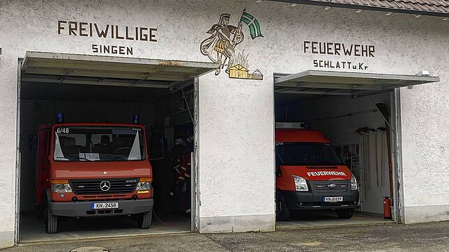 Das Feuerwehrhaus in Schlatt unter Krähen. Die Abteilung, die mit dem Stadtteil Hausen zusammengelegt werden soll, soll bald neue ...