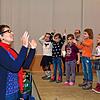 Mit großem Einsatz brachten Kinder aus der musikalischen Früherziehung der Jugendmusikschule 2017 mit ihrer Lehrerin Ina Adam die ...