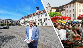 Das waren noch Zeiten: Auf dem Benediktinerplatz steppte einstmals der Bär beim Petershauser Stadtteilfest, das Herbert Weber (Foto ...