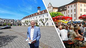 Das waren noch Zeiten: Auf dem Benediktinerplatz steppte einstmals der Bär beim Petershauser Stadtteilfest, das Herbert Weber (Foto ...