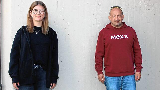 Blumbergs neuer Stadtjugendreferent Sasa Hustic und die künftige Unterstützung Nehle Venuhr freuen sich auf die Arbeit in Blumberg.