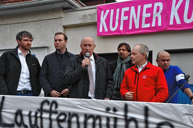 Am Samstag den 13.4.2019 fand auf dem Fabrikgelände der Firma Lauffenmühle in Lauchringen eine Kundgebung mit rund 800 Teilnehmern ...