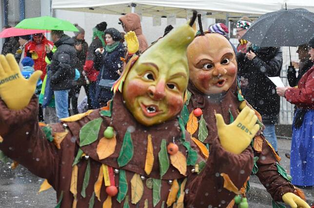 Bild 27: Bilder vom Narrensprung beim Ringtreffen des Alemannischen Narrenrings (Teil 4)