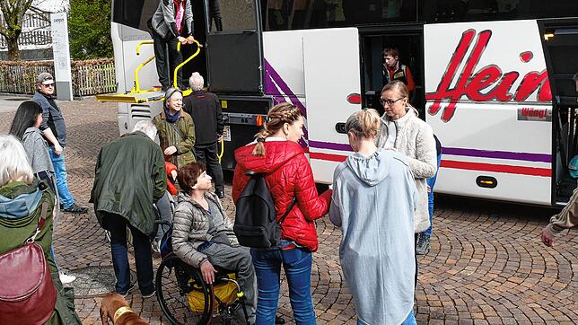 Ankunft in Kreuzlingen: Noch ist den Menschen aus Lwiw alles neu und noch etwas fremd.