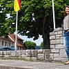 Claudia Nissen auf dem Le-Castellet-Platz in Herrischried.