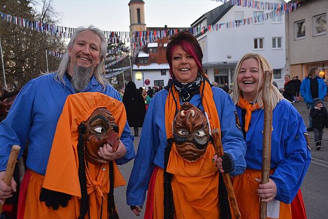 Bild 36: Narrentreffen der Urviecher-Zunft: Bilder vom Eröffnungsumzug (1)