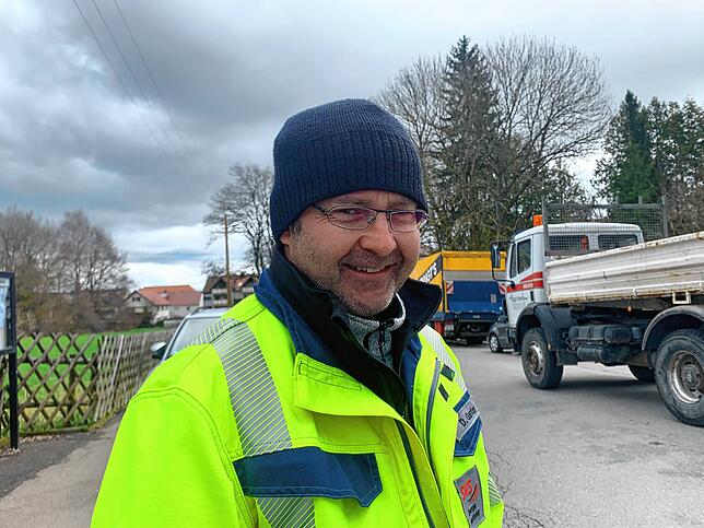 Dirk Sauter, Abteilungsleiter Netzbau, spricht den Schwenningern ein großes Lob aus.