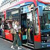 Ein Elektrobus auf der Linie 6.