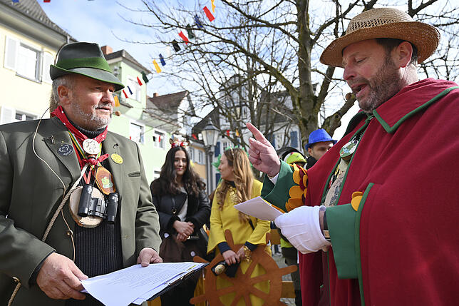 Bild 6: Bilder von der Machtübernahme in Radolfzell auf dem Marktplatz
