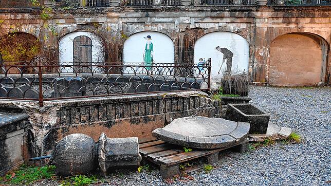Unzählige Schäden finden Fachleute am Mauerwerk des historischen Sanagartens, dem Wandelgarten des ehemaligen St. Blasier ...