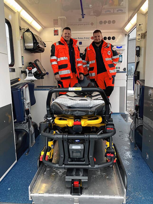 Kein Patient in Sicht. An einem Tag wie diesem kommen Stephan Stengele (links) und Karim Labidi auf die Idee, bei der Fernsehsendung ...