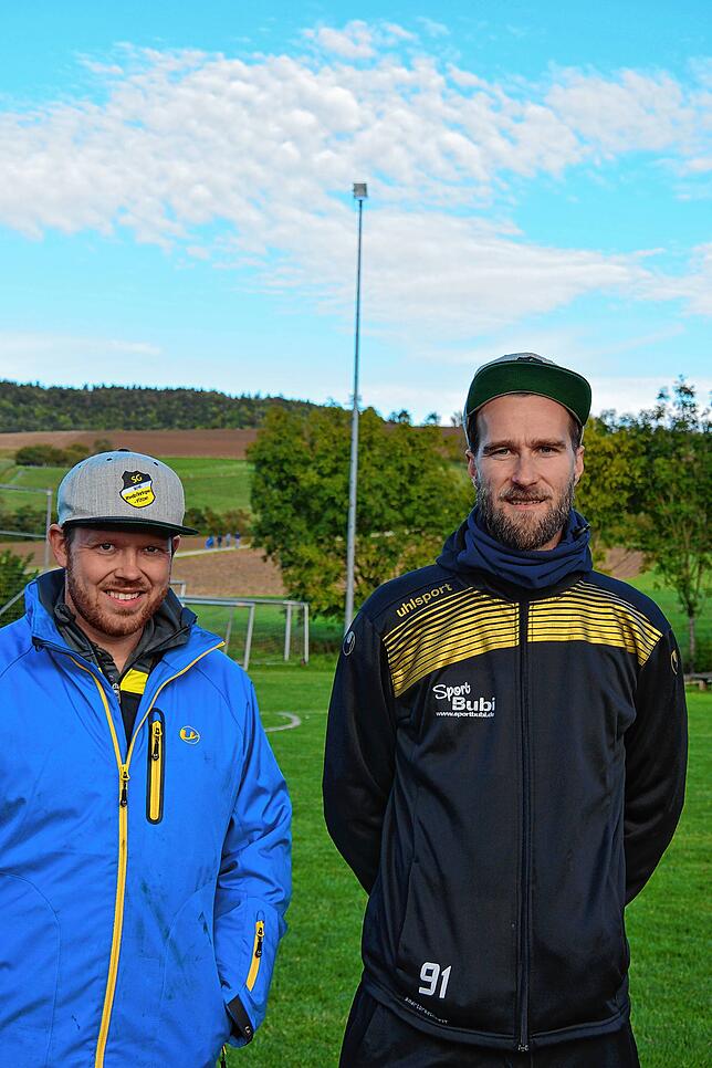 Markus Röthenbacher (links) und Simon Gleichauf von der SG Riedböhringen/Fützen