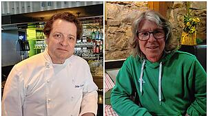 Philipp Gassner vom Goldenen Ochsen und Boris Graf von der Nellenburger Talstation gehören zu den alteingesessenen Gastronomen in ...