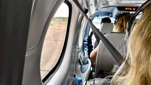 Start ab Friedrichshafen: Flyvbird bietet Flüge nach Kundenwunsch zunächst mit einer kleineren Passagiermaschine an.