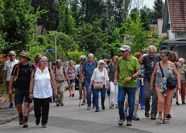 An der Pilgerwanderung im Juli 2024 haben zahlreiche Markdorfer teilgenommen.