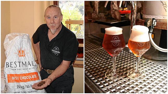 &bdquo;Red Summer Dream&ldquo; und &bdquo;Hoppy Charly&ldquo; heißen die ausgefallenen Biere unter anderem, die Karl Fleig in seinem ...