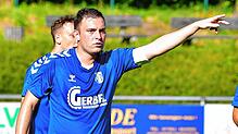 Klares Zeichen: Kapitän Tom Wihler erzielte drei Tore zum deutlichen 7:2-Erfolg der SF Schliengen beim abstiegsbedrohten SV Jestetten.