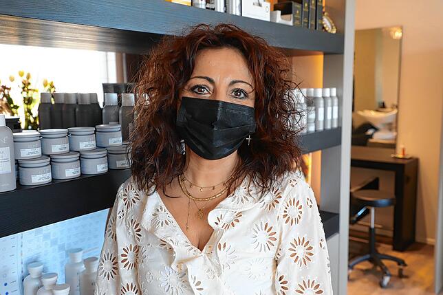 Rita Tassone, Inhaberin des Friseursalons Coiffure Tassone.